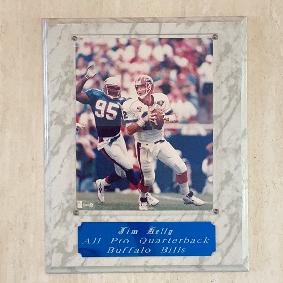 Buffalo Bills Jim Kelly Signed Autographed Photo Plaque Quarterback Certificate - Picture 12 of 16